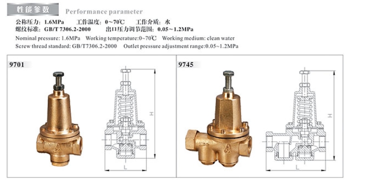 埃美柯可調(diào)式減壓閥9745/9701